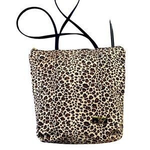 Sharif New York soft Leapord print tote.